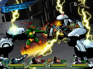 Teenage Mutant Ninja Turtles 3 - Mutant Nightmare screen shot game playing